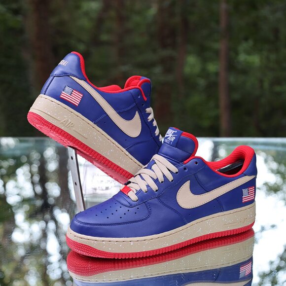 Nike Air Force 1 Low ID By You USA Flag - Picture 2 of 15